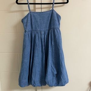 Cider Denim Bubble dress